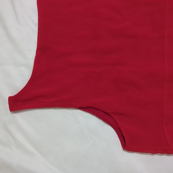 Express Chiffon Tank, Color Red Size L - Picture 9 of 15